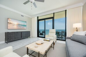 Condo, 3 Bedrooms | Living area - Phoenix Gulf Shores Ii 1503 3 Bedroom Condo (Gulf Shores)