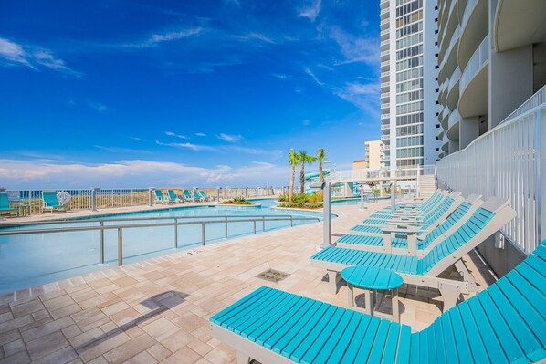 Indoor pool, outdoor pool