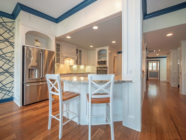 House, Multiple Beds, Balcony, Golf View (16 Spinnaker Court) | Private kitchen | Coffee/tea maker, dining tables - 16 Spinnaker Court at The Sea Pines Resort (Hilton Head Island)