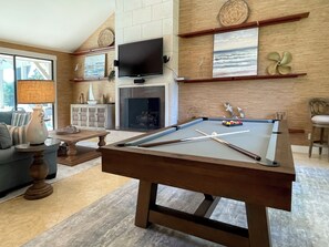 House, Multiple Beds, Pool Access, Pool View (16 Ridgewood Lane) | Living area | 42-inch flat-screen TV with digital channels