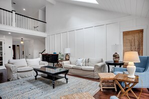 House, Multiple Beds, Kitchen, Pool View (31 S. Beach Lane) | Living area | 42-inch flat-screen TV with digital channels - 31 S. Beach Lane at The Sea Pines Resort (Hilton Head Island)