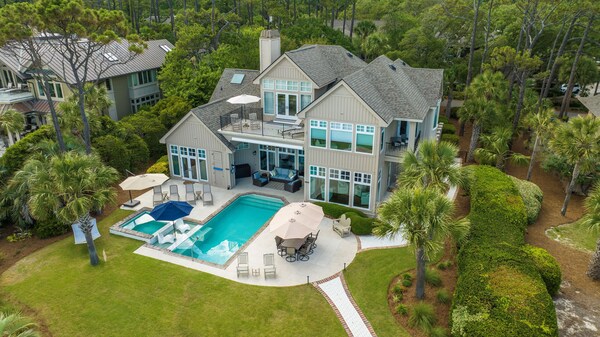 Luxury, Stunning 6 Bedroom Home With Saltwater Pool On The Beach - Bluffton, SC