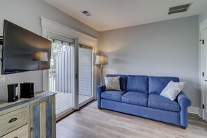 Villa, Multiple Beds, Kitchen, Garden View (37 Lighthouse Lane) | Living area | 42-inch flat-screen TV with digital channels