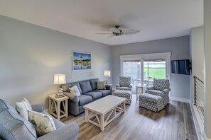 Villa, Multiple Beds, Kitchen, Garden View (37 Lighthouse Lane) | Living area | 42-inch flat-screen TV with digital channels - 37 Lighthouse Lane at The Sea Pines Resort (Hilton Head Island)