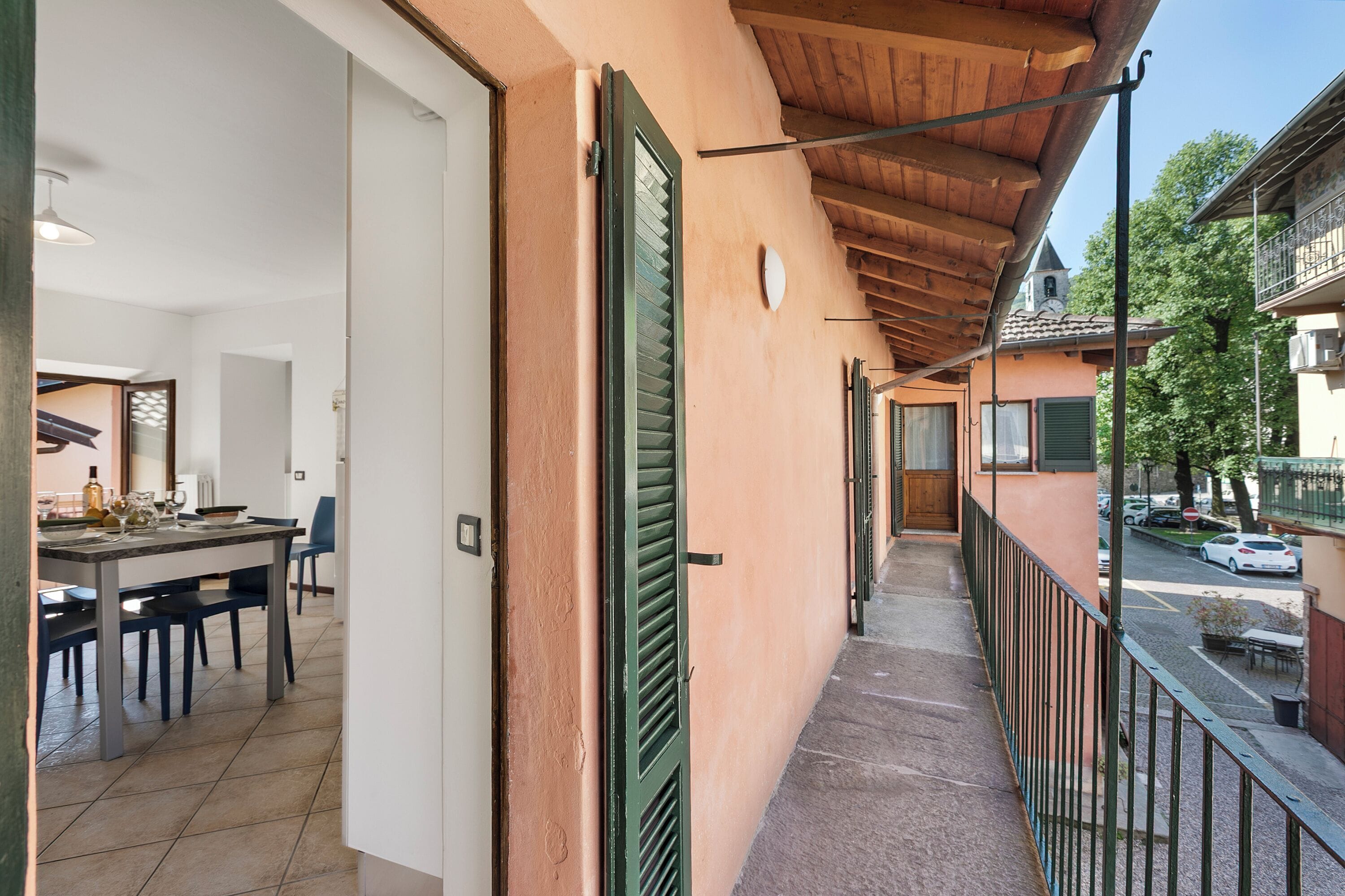 Standaard appartement, meerdere slaapkamers, langs het strand (Nel Cuore Di Baveno 50m from Lake) | Balkon