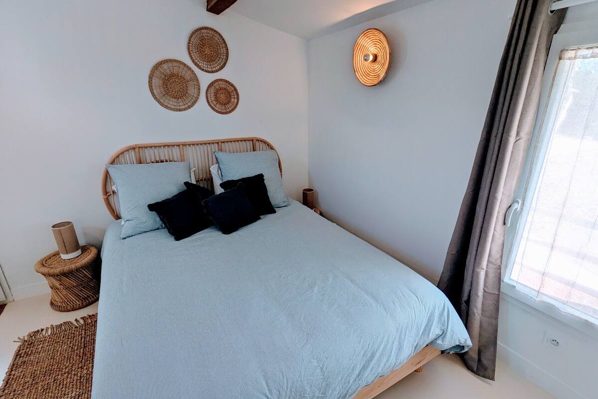 Chambre Double Confort, patio, vue jardin