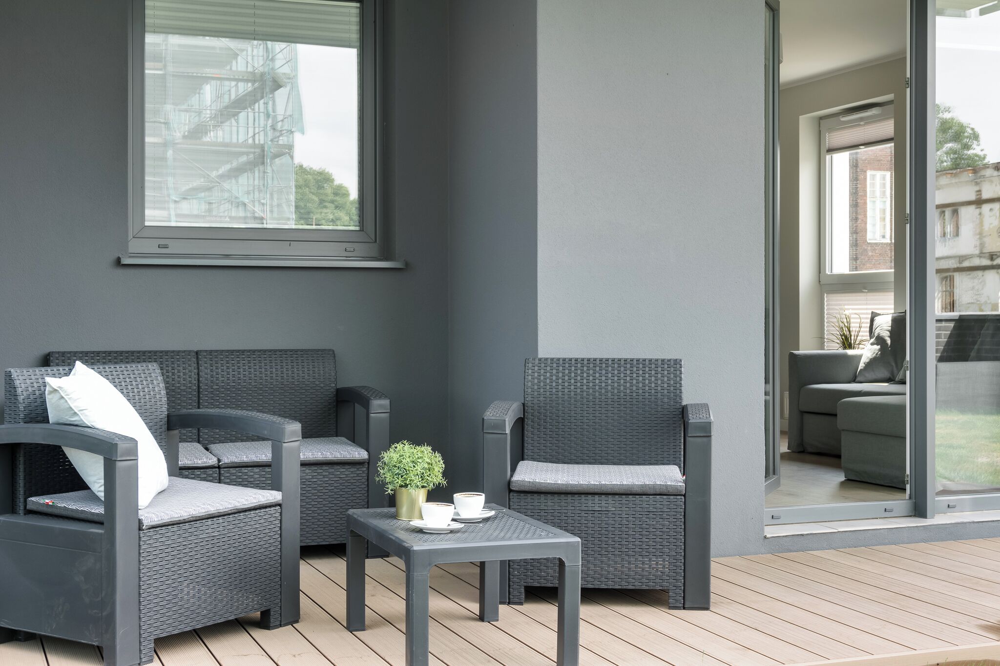 Comfort Apartment, Garden View | Terrace/patio