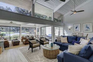 Villa, Multiple Beds, Kitchen (82 Fairway Lane) | Living area | 42-inch flat-screen TV with digital channels