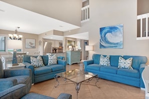 Living area - 271 Stoney Creek Villa at The Sea Pines Resort (Hilton Head Island)