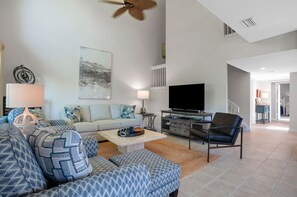 Villa, Multiple Beds, Kitchen, Garden View (265 Stoney Creek Villa) | Living area | 42-inch flat-screen TV with digital channels