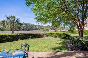 Outdoor dining - 265 Stoney Creek Villa at The Sea Pines Resort (Hilton Head Island)