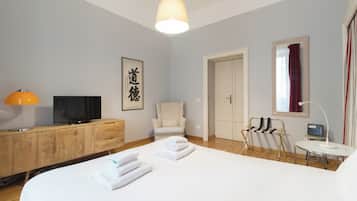 Căn hộ (1 Bedroom) | 1 phòng ngủ, bàn ủi/dụng cụ ủi quần áo, bộ trải giường