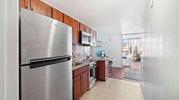 Another angle of the kitchen from the entrance