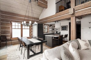 TV, fireplace, offices