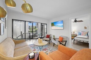 Condo, Multiple Beds (Unique two-story cabana condo located) | Living area - Anglers Cove A-205 (Marco Island)