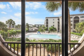 Condo, Multiple Beds (Unique two-story cabana condo located) | Pool | A heated pool - Unique Two-story Cabana Condo Located in Anglers Cove (Marco Island)