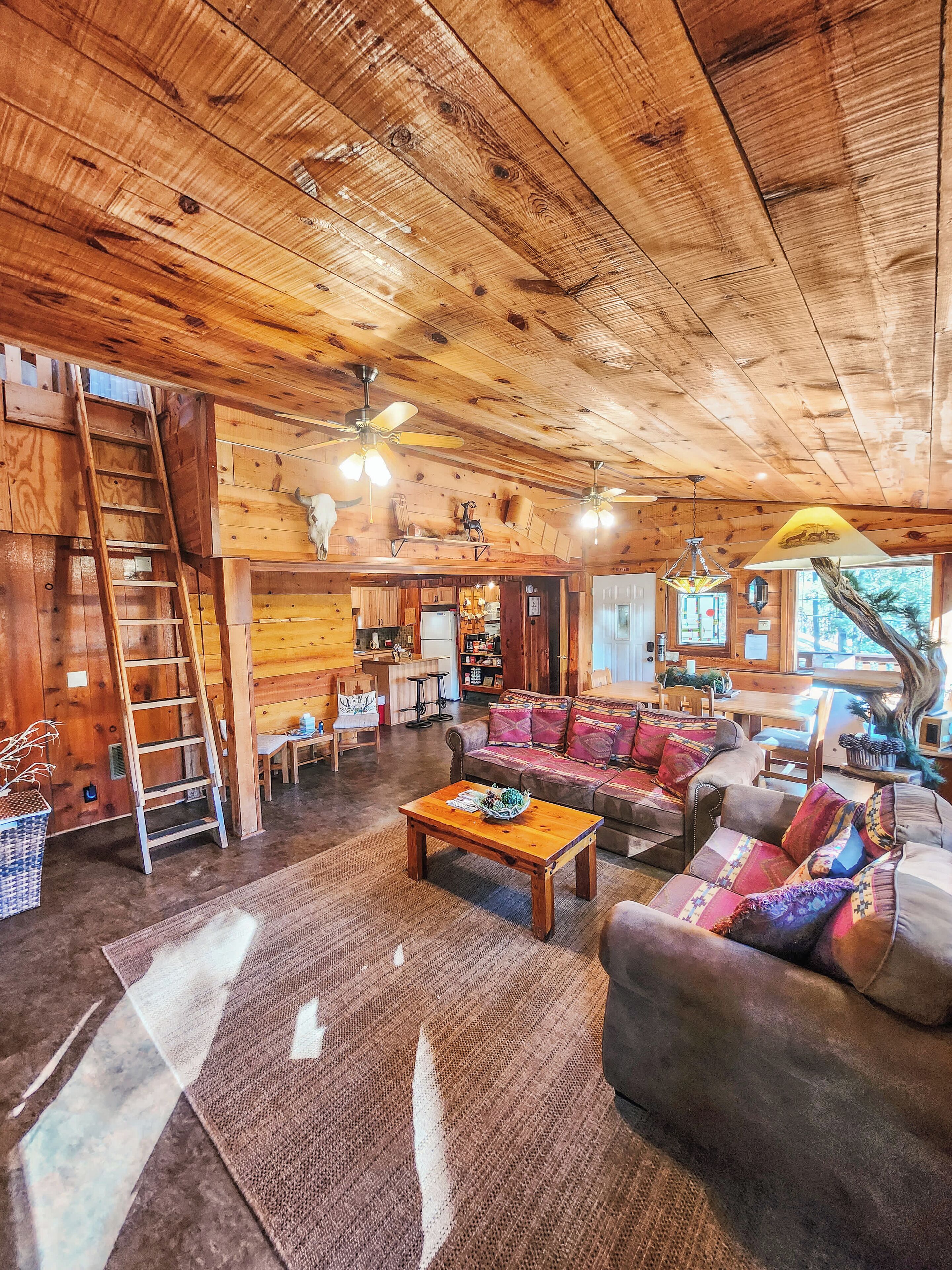 TV, peis og kontorer