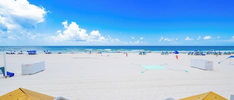 On the beach