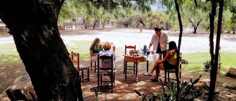 Outdoor dining
