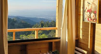 Mountain Cabin with Spectacular View only 35 minutes away from the city.