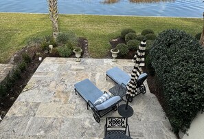 Terrace/patio - 741 Schooner Court at The Sea Pines Resort (Hilton Head Island)