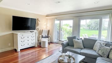 42-inch flat-screen TV with digital channels