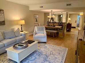 Villa, Multiple Beds, Balcony, Golf View (470 Plantation Club Villas) | Living area | 42-inch flat-screen TV with digital channels - 470 Plantation Club Villas at The Sea Pines Resort (Hilton Head Island)