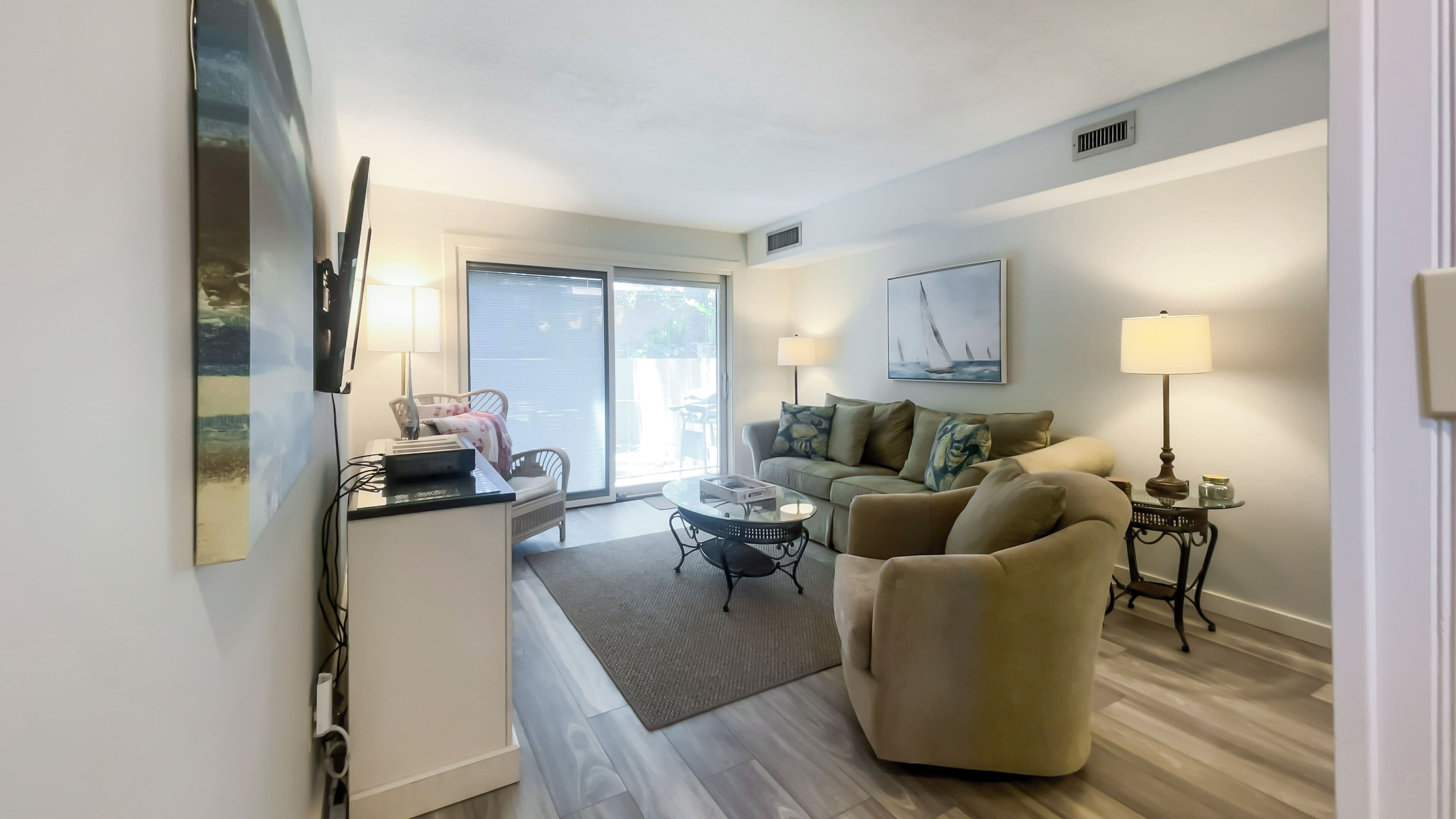 Villa, Multiple Beds, Kitchen, Garden View (825 Ketch Court) | Living area | 42-inch flat-screen TV with digital channels