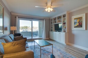 Villa, Multiple Beds, Kitchen (1020 Caravel Court) | Living area - 1020 Caravel Court at The Sea Pines Resort (Hilton Head Island)