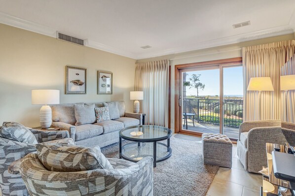 Villa, Multiple Beds, Kitchen (1868 Beachside Tennis) | Living area | 42-inch flat-screen TV with digital channels