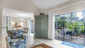 Villa, Multiple Beds, Kitchen, Garden View (2210 Heritage Villas) | Living area | 42-inch flat-screen TV with digital channels