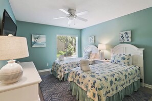 Villa, Multiple Beds, Kitchen, Garden View (2230 Heritage Villas) | 2 bedrooms, individually decorated, individually furnished, bed sheets