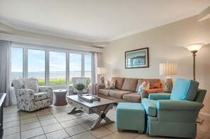 Villa, Multiple Beds, Kitchen (1829 Beachside Tennis) | Living area | 42-inch flat-screen TV with digital channels