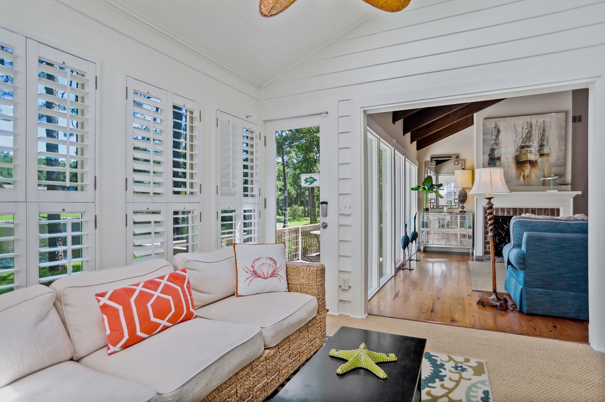 Villa, Multiple Beds, Kitchen, Garden View (2618 Calibogue Club) | Living area | 42-inch flat-screen TV with digital channels