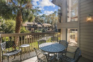 Villa, Multiple Beds, Kitchen (2447 Inland Harbour) | Outdoor dining - 2447 Inland Harbour at The Sea Pines Resort (Hilton Head Island)