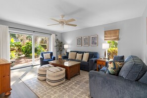 Villa, Multiple Beds, Kitchen, Garden View (2248 Heritage Villas) | Living area - 2248 Heritage Villas at The Sea Pines Resort (Hilton Head Island)