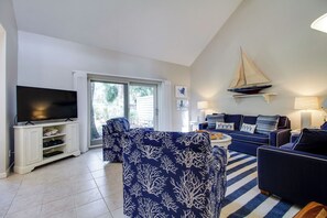 Villa, Multiple Beds, Kitchen, Garden View (2301 Heritage Villas) | Living area - 2301 Heritage Villas at The Sea Pines Resort (Hilton Head Island)