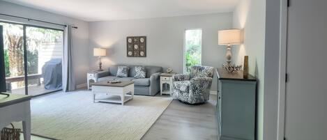 Villa, Multiple Beds, Patio, Garden View (2244 Heritage Villas) | Living area | 42-inch flat-screen TV with digital channels