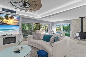 Smart TV - Luxury 3BR Sanibel Retreat | Private Pool, Hot Tub & Walk to Beach (Sanibel)