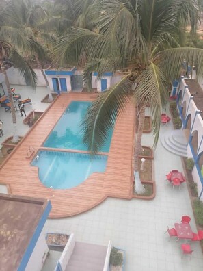 Outdoor pool - HOTEL AYELAWADJE 2 (Cotonou)