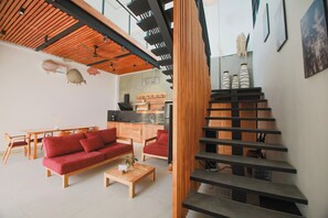 Premium Villa, 3 Bedrooms, Private Pool | Living area | 42-inch Smart TV with digital channels