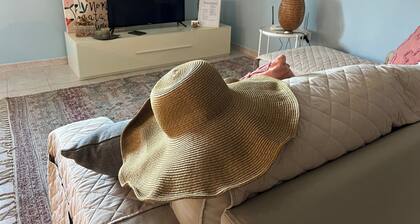 "Home from Home" with outdoor spaces for eating and relaxing, 5 minutes from the sea.