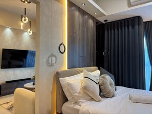 1 chambre, fer et planche à repasser, Wi-Fi, draps fournis