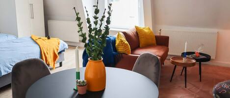 Leilighet | 1 soverom og internett