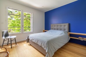 2 chambres, fer et planche Ă repasser, Wi-Fi, draps fournis