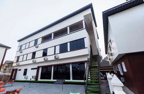 Façade de l’hébergement