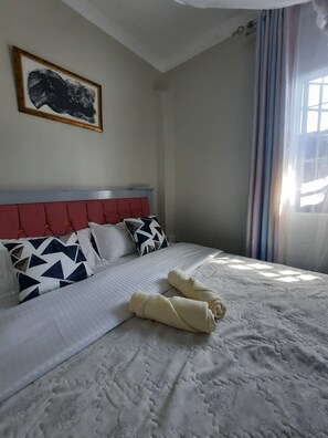 1 chambre, fer et planche à repasser, Wi-Fi gratuit, draps fournis