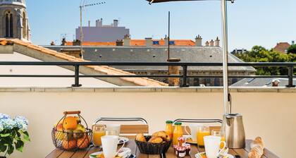 Appart climatisé, 400m des Plages + accès Piscine