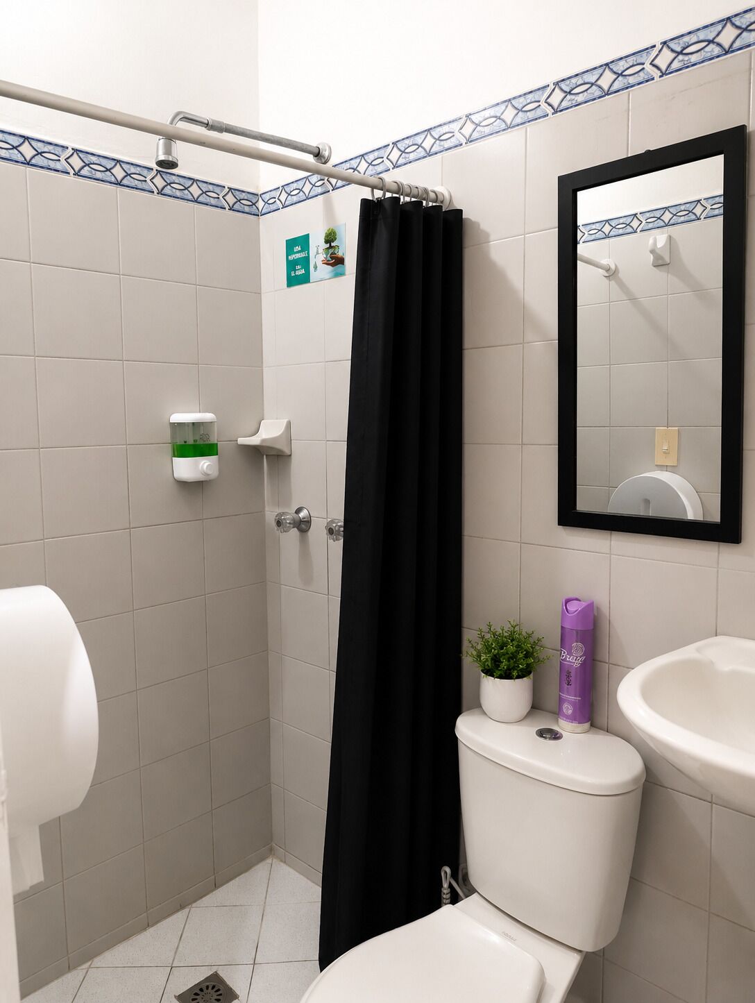 Room | Bathroom | Shower, towels, soap, toilet paper