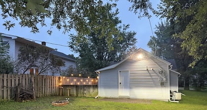 Charming 2-bedroom house with AC, WiFi in serene Black River Falls.